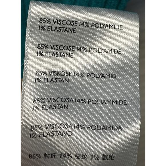 Urban Outfitters Sweater Womens Medium Ribbed Cut Out Mock Neck Long Sleeve Knit - Picture 7 of 9